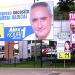 Propaganda posters in Peru's 2011 general election